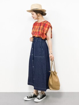 isaさん（レディース・155cm）の春コーディネート