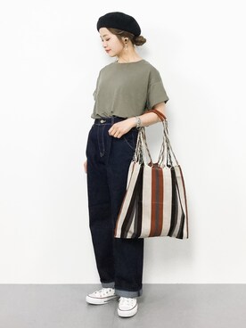 isaさん（レディース・155cm）の春コーディネート