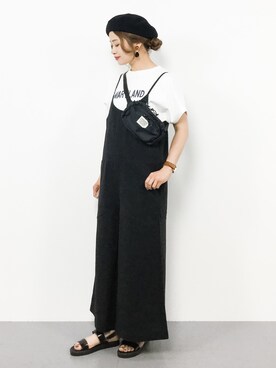 isaさん（レディース・155cm）の春コーディネート