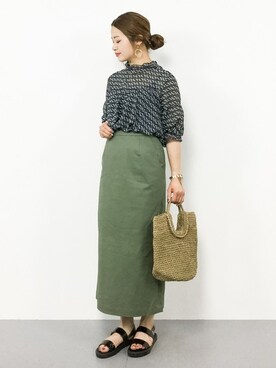 isaさん（レディース・155cm）の春コーディネート