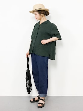 isaさん（レディース・155cm）の春コーディネート