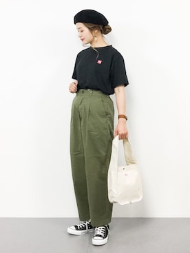 isaさん（レディース・155cm）の春コーディネート