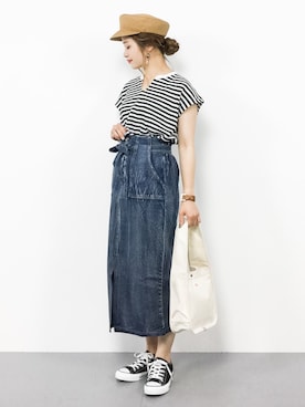 isaさん（レディース・155cm）の春コーディネート