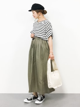 isaさん（レディース・155cm）の春コーディネート