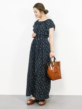 「LEPSIM（レプシィム）のアイテム（つなぎ/オールインワン）」を使った、isaさん（レディース・155cm）の春コーディネート