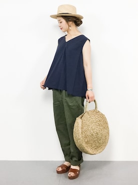 isaさん（レディース・155cm）の春コーディネート