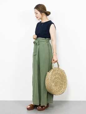 isaさん（レディース・155cm）の春コーディネート