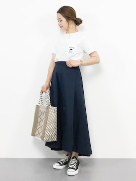 isaさん（レディース・155cm）の春コーディネート