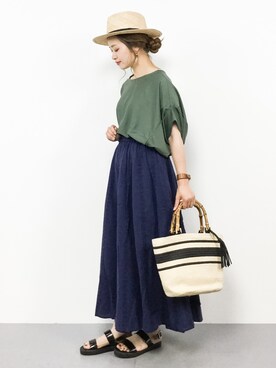 isaさん（レディース・155cm）の春コーディネート