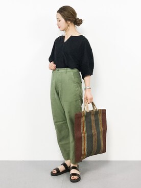 isaさん（レディース・155cm）の春コーディネート