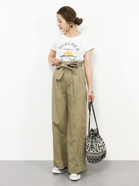 isaさん（レディース・155cm）の春コーディネート