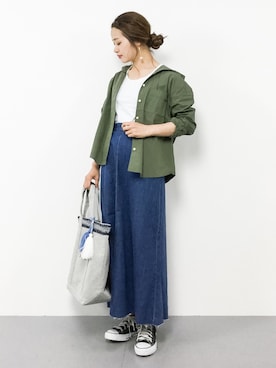 isaさん（レディース・155cm）の春コーディネート