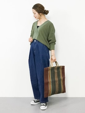 isaさん（レディース・155cm）の春コーディネート