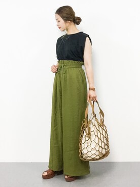 isaさん（レディース・155cm）の春コーディネート