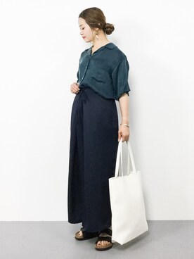 isaさん（レディース・155cm）の春コーディネート