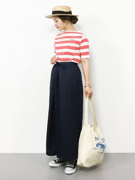 isaさん（レディース・155cm）の春コーディネート