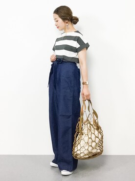 isaさん（レディース・155cm）の春コーディネート