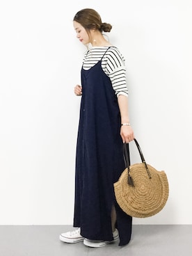 isaさん（レディース・155cm）の春コーディネート