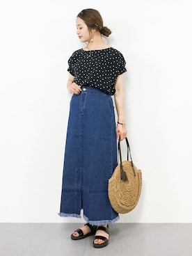 isaさん（レディース・155cm）の春コーディネート