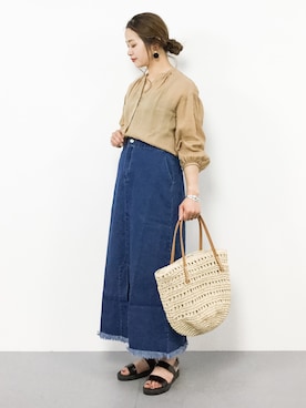 isaさん（レディース・155cm）の春コーディネート