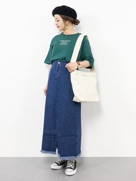 isaさん（レディース・155cm）の春コーディネート