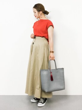 isaさん（レディース・155cm）の春コーディネート