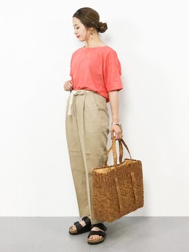 isaさん（レディース・155cm）の春コーディネート