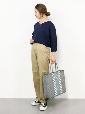 isaさん（レディース・155cm）の春コーディネート