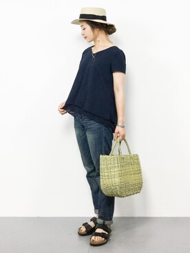 isaさん（レディース・155cm）の春コーディネート