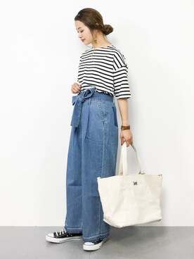 isaさん（レディース・155cm）の春コーディネート