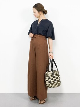 isaさん（レディース・155cm）の春コーディネート