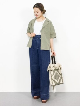 isaさん（レディース・155cm）の夏コーディネート