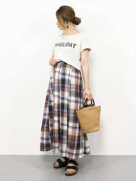 isaさん（レディース・155cm）の夏コーディネート