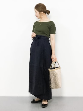 isaさん（レディース・155cm）の夏コーディネート