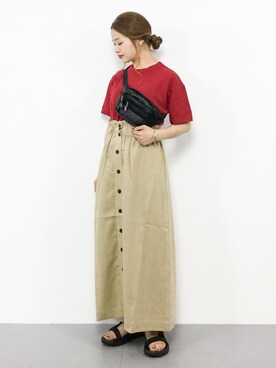 isaさん（レディース・155cm）の夏コーディネート