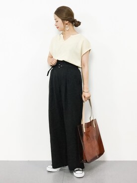 isaさん（レディース・155cm）の夏コーディネート