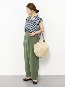 isaさん（レディース・155cm）の夏コーディネート