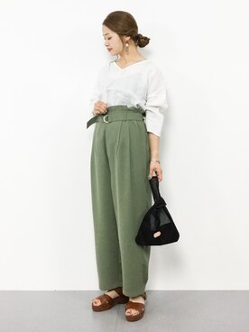 isaさん（レディース・155cm）の夏コーディネート