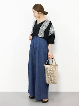 isaさん（レディース・155cm）の夏コーディネート