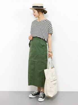 isaさん（レディース・155cm）の夏コーディネート