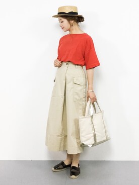 isaさん（レディース・155cm）の夏コーディネート