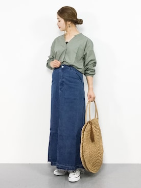 isaさん（レディース・155cm）の夏コーディネート