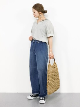 isaさん（レディース・155cm）の夏コーディネート