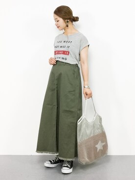 isaさん（レディース・155cm）の夏コーディネート