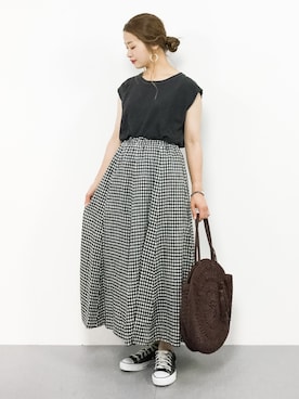 isaさん（レディース・155cm）の夏コーディネート