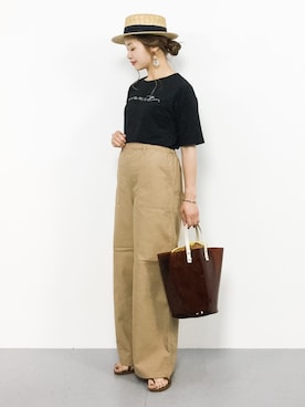 isaさん（レディース・155cm）の夏コーディネート