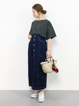 isaさん（レディース・155cm）の夏コーディネート