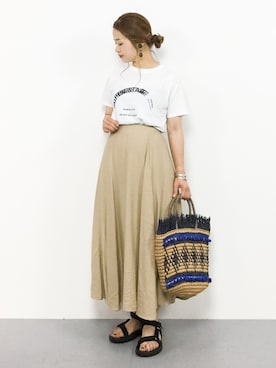 isaさん（レディース・155cm）の夏コーディネート