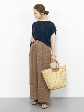 isaさん（レディース・155cm）の夏コーディネート