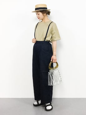 isaさん（レディース・155cm）の夏コーディネート